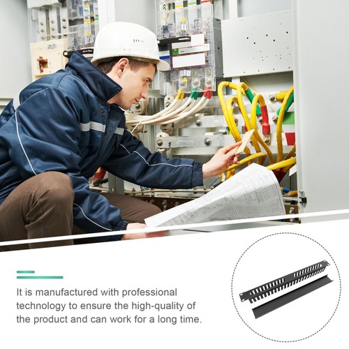 Kabelmanagement-Rack Büro Kabelträgerhalterung Kabelführungsgestell Aus Metall - Afbeelding 8 van 12