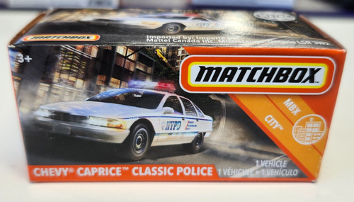 Matchbox Power Grabs MBX City Chevy Caprice Classic Police 7/100 - Imagen 2 de 3