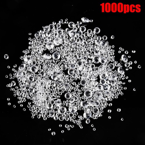 High Quality Acrylic Diamond for Wedding Decoration 1000pcs Mixed Size - Picture 7 of 21
