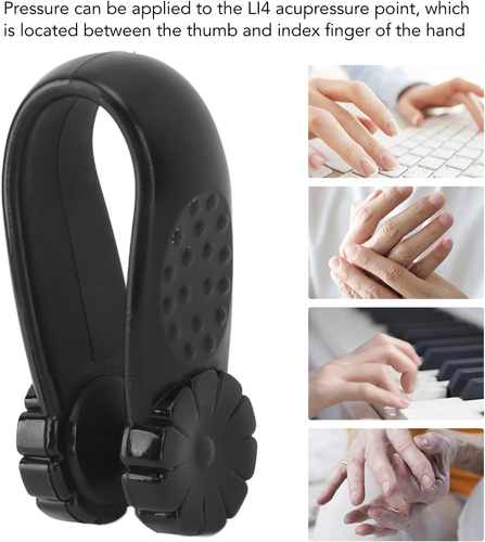 4Pcs Acupressure Relaxation Clip, Flower Shaped Universal Wearable Hand Tool, Su - Picture 5 of 12