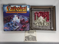 Vintage Cathedral Board Game Strategic Battle Medieval City Mattel Complete
