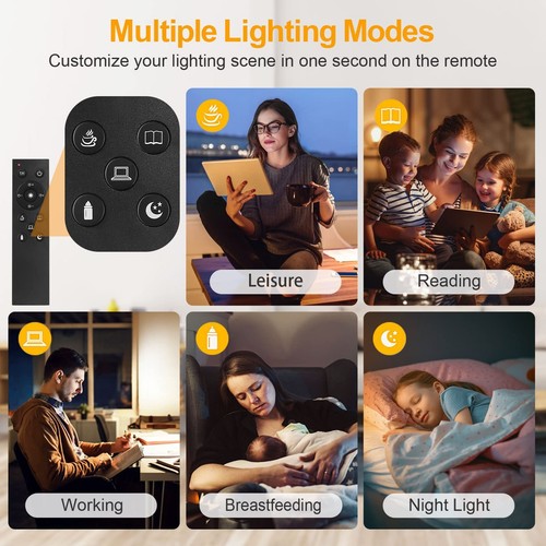 Floor Lamp, 30W/3000LM LED Modern Torchiere Sky Lamp, Super Bright Dimmable S... - Picture 7 of 7