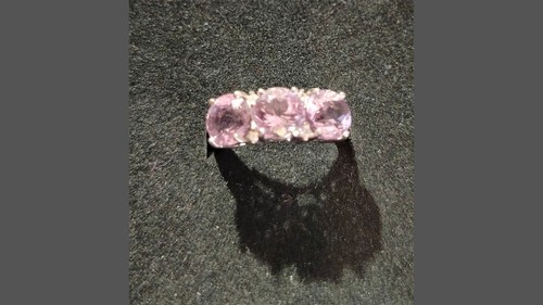 Trilogy in argento 925 con ametiste Rose de France - Foto 4 di 5