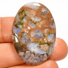 100% Natural Que-Sera Agate Oval Cabochon Gemstone 33.5 Ct. 34X24X5 mm A-37032