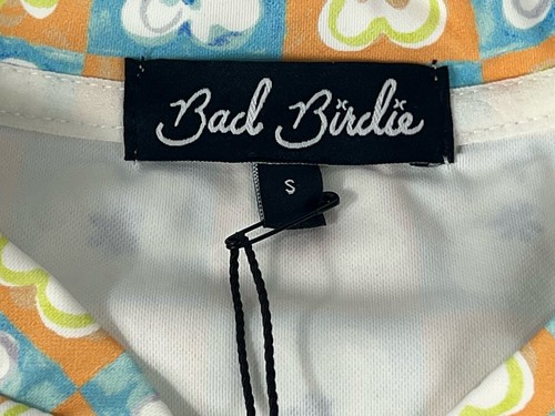 Bad Birdie 1/4 Zip Polo Damen S Blade ärmellos Flower Power 70er UPF50+ NEU - Bild 3 von 6