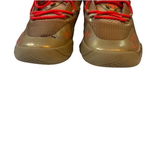 Bola Lamelo PUMA MB.01 Golden Child YouthTalla 5.5 Y Edición Especial Dorada y Coral - Imagen 6 de 24