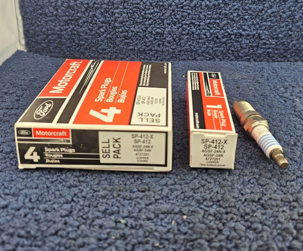 QTY 4 Motorcraft SP-412-X: Spark Plug For 06-10 Ford Explorer Mustang Ranger