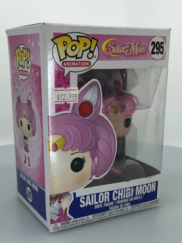 Funko POP! Animazione Sailor Moon Sailor Chibi Moon #295 Figura in vinile SCATOLA DANNEGGIATA - Foto 12 di 14
