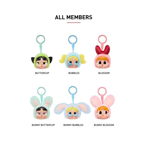 POP MART CryBaby x Powerpuff Girls Series Vinyl Face Plush Sealed Case (Singl... - Picture 2 of 9