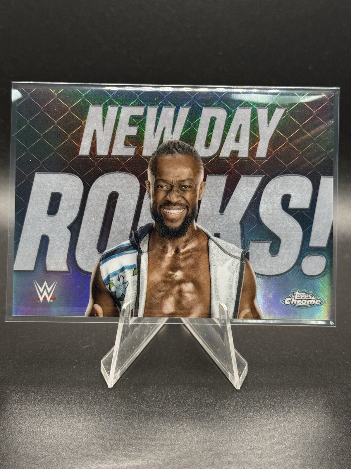 2025 Topps Chrome WWE Persona Case Hit Kofi Kingston New Day Rocks! #P-KK