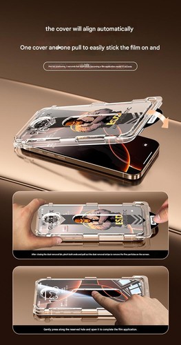Display Panzerfolie Schutzglas für iPhone 15 Plus Anbringhilfe frost privacy - Bild 9 von 15