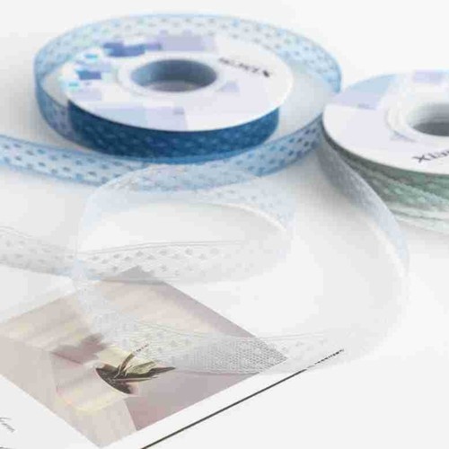 Lace Embroidery Gift Wrapping Ribbon Applique Sewing Craft for Wedding Dresses - Picture 9 of 17