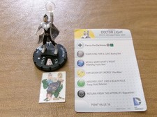 HeroClix Justice League TRINITY WAR Doctor Light 003a with card
