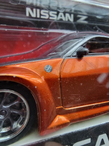 Nissan 350Z Import Racer Jada Toys #015 Orange/grey Japan JDM 1:64 New In Box - Picture 8 of 9