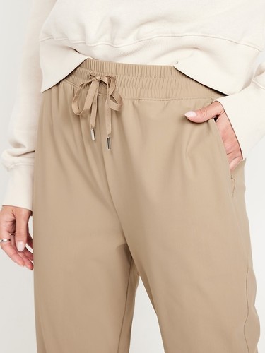 Old Navy Größe Large hochtaillierte SleekTech Jogginghose Salt Marsh Neu mit Etikett - Bild 3 von 3