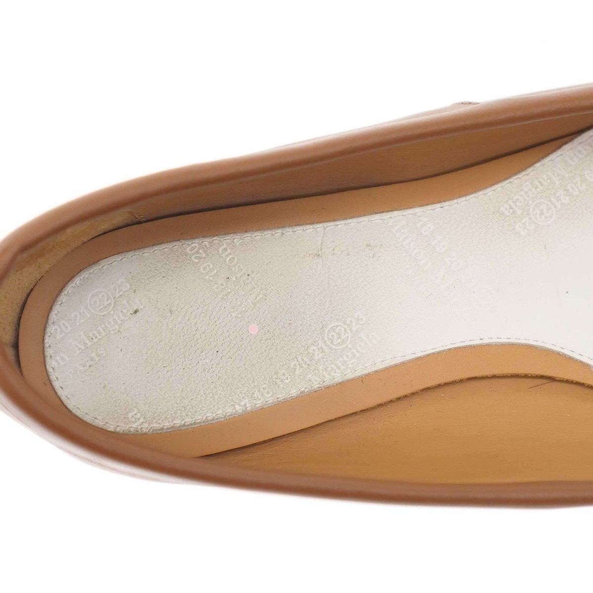 Maison Margiela tabiバレエ37 ベージュ Maison Margiela tabi ballet shoes Beige 【size: 37 / US 6.5-7
