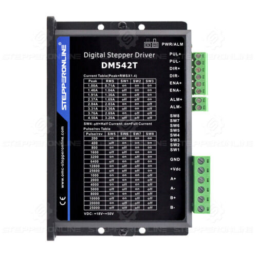 Kit CNC de 1 eje motor paso a paso Nema 23 2,4 Nm (340 oz.in) 4A y controlador DM542T - Imagen 2 de 3