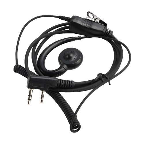 K-018 Small PTT-B6 Curve Hook EarhOk Headset pour TK-208 TH-D7 RPU416A KG-UVD1 - Photo 4/12