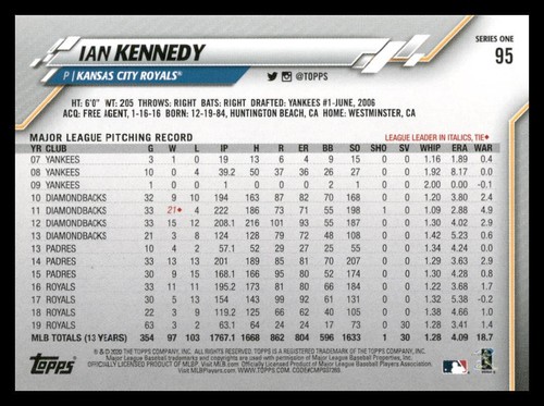 2020 Topps Series 1 Base # 1 - 175 - PICK YOUR CARDS - Picture 190 of 350