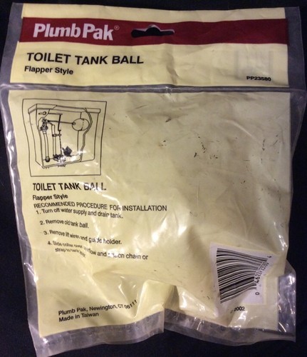 NUEVO EN PAQUETE SELLADO -Plumb Pak - Aleta de bola tanque de inodoro con cadena y gancho - Imagen 5 de 6