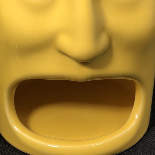 2 BIA Cordon Bleu Gesicht Tassen Offener Mund Keks Teebeutel Halter Gelb Grün Kaffee - Bild 4 von 8