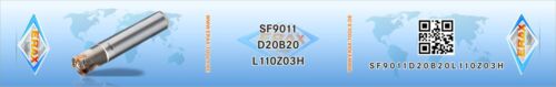 Fresa de eje ERAX Tools para Sandvik R390-11T3. D=20mm L=110mm Z=03 NUEVO - Imagen 2 de 2