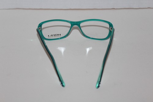 Nuevo marco de gafas KOALI 7184K 53-14-130 GG033 plástico de diseñador verde azulado - Imagen 4 de 19