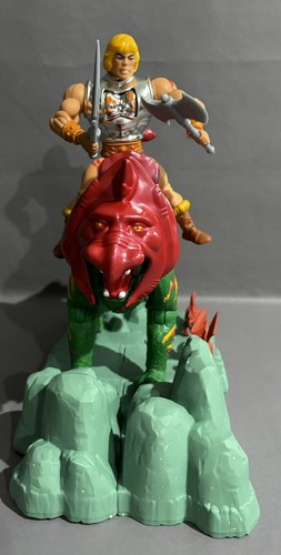 Masters of the Universe He-man Origins Battlefield Warriors with Battlecat - Picture 5 of 8