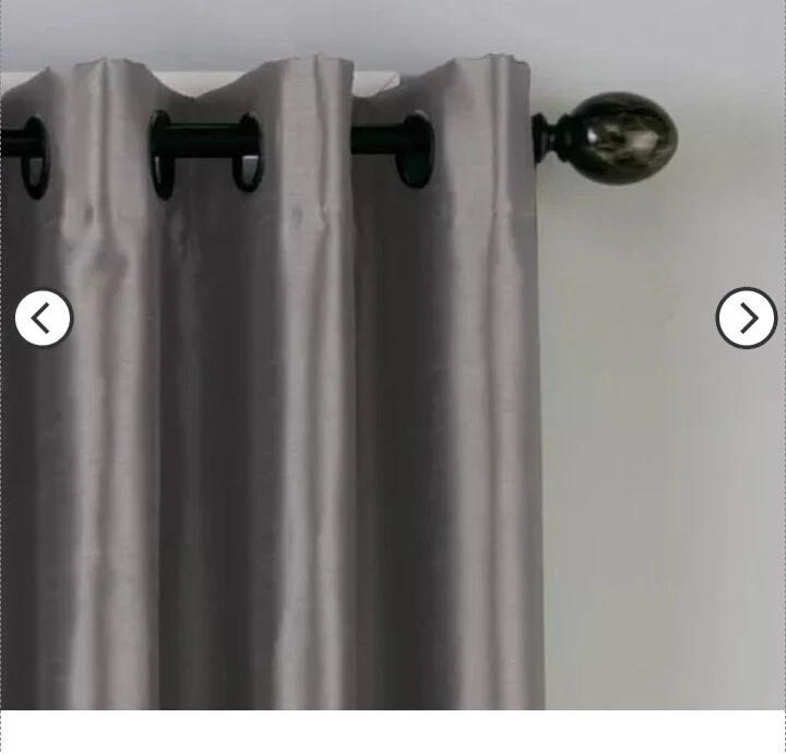 Panel de cortina de ventana Malta con filtro de luz de 2 piezas - Cortinas 50 pulgadas de ancho 95 pulgadas de largo nuevo  Foto 3 de 4