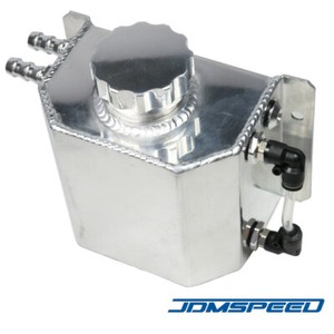 Universal Aluminum 4L Coolant Expansion Overflow Water Fill Tank Bottle Silver Universal Aluminum 4L Coolant Expansion Overflow Water Fill Tank Bottle Silver