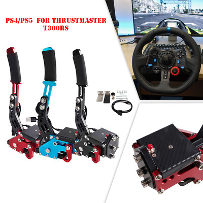 14Bit PS4/PS5 USB SIM Handbrake Kits for Racing Game Steering Wheel Stand T300RS