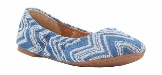 Lucky Brand femmes Emmie plat Moonlight bleu Textile Lucky Brand femmes Emmie plat Moonlight bleu Textile