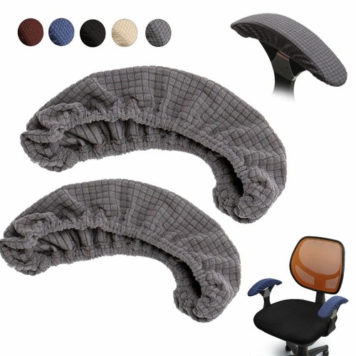 2pcs Office Chair Armrest Covers, Arm Rest Slipcovers, Office Computer Chair - Picture 2 of 16