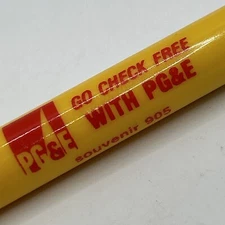 VTG Sample Ballpoint Pen GO CHECK FREE WITH PG&E