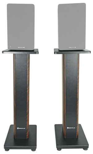 Pair 28" Wood Speaker Stands For Klipsch KB-15 Bookshelf Speakers - Picture 7 of 12