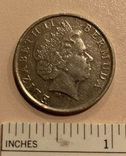 2003 Bermuda 25 Cents Coin KM# 110 