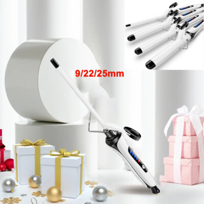 Profi Lockenstab 9mm-25mm Lockenwickler Keramik Lockenstab Kleine Locken LCD-