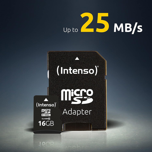Karta pamięci Intenso Micro SDXC 128GB Class 10 z adapterem SD, 3413491 - Zdjęcie 3 z 6
