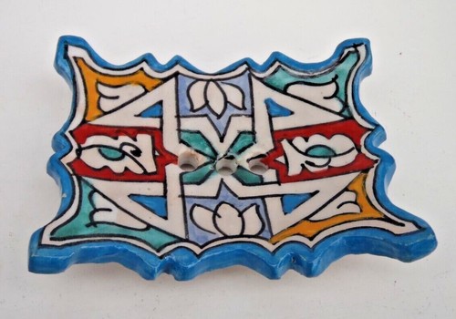 HANDBEMALTE KERAMIK MEHRFARBIGE SEIFENSCHALE * FES KERAMIK - Bild 10 von 48