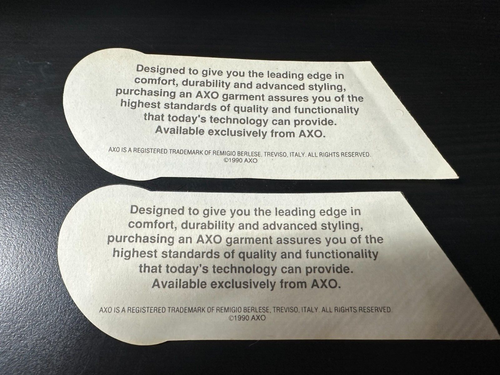 Lot of 2 True Vintage Original AXO Racing Sticker Motocross Classic Decal MX SX - Picture 2 of 2