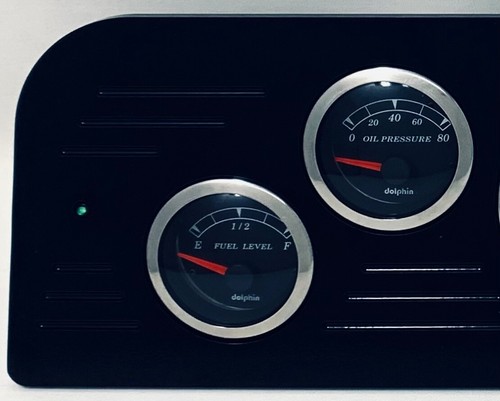 1966 GMC 6 Gauge GPS Dash Panel Insert - Picture 2 of 8