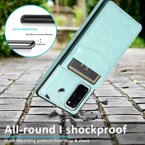 For Samsung A51 A71 5G A11 A21s A20e Magnetic PU Leather Wallet Back Case Cover - Picture 11 of 43