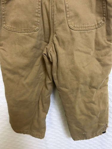 Walls Blizzard Pruf Winter Work Farm Trucker Bibs / Overalls Size S/R 6/7 Canvas - Picture 16 of 19