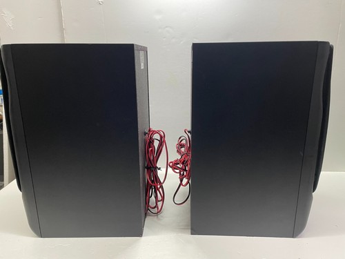 Kenwood LS-C2 Black Bookshelf Speakers Left & Right 60W 6 Ohm Tested & Working - Picture 8 of 17