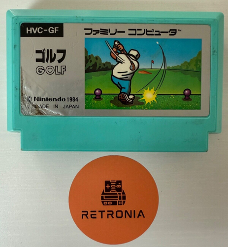 Golf Nintendo Famicom Japanisch NES Spiel komplett gereinigt & getestet - Bild 1 von 2