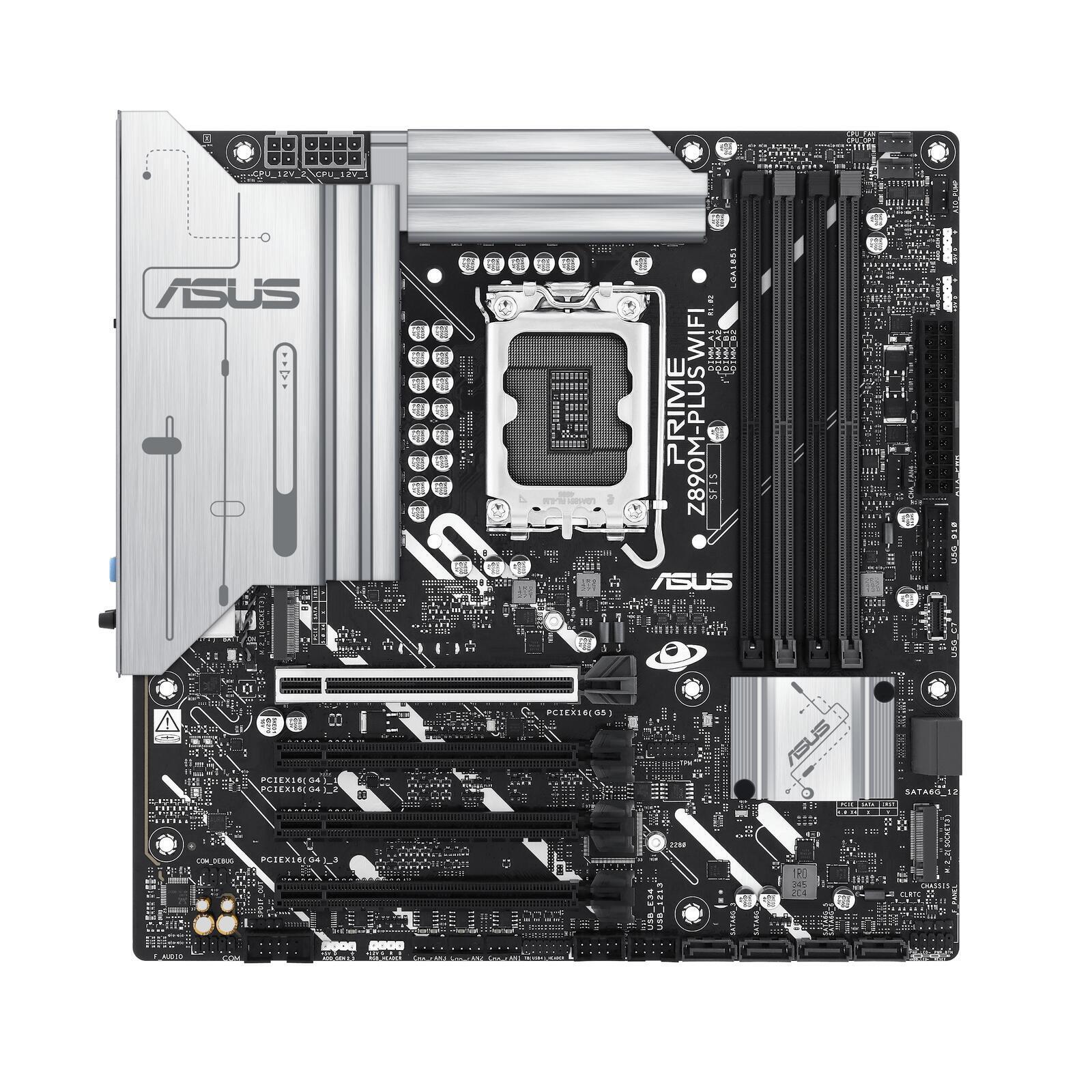 ASUS PRIME Z890M-PLUS С поддержкой WI-FI