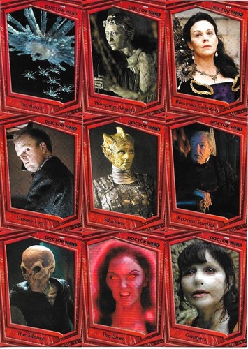 2024 Rittenhouse Doctor Who Series 5-7 Mini Master Set Base With 9 Insert Sets - Picture 10 of 11