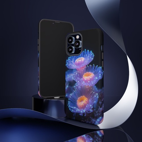 For iPhone | Samsung Galaxy | Pixel Phone Case - Bioluminescent Anemone Glow - 第 95/255 張圖片