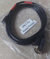 M-S Cash Drawer 9 Pin DB9 Serial Drawer Kick Cable for Ithaca Printer RJ12 Port