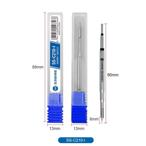 New C210 Soldering Iron Tip for Welding Platform Handles Integrated Welding Head - Bild 15 von 17